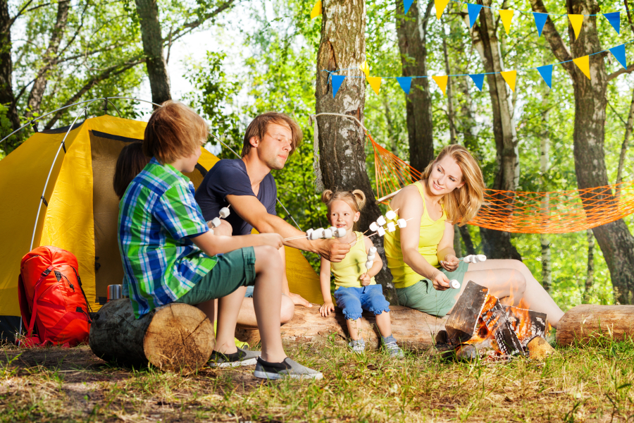 famille en camping familial Argeles